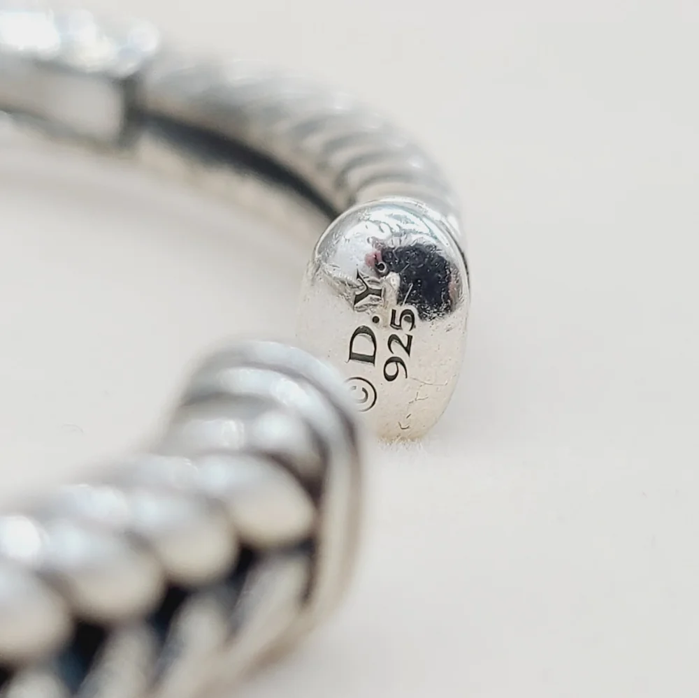 David Yurman Chatelaine Blue Topaz Diamond Bracelet - Picture 12 of 12